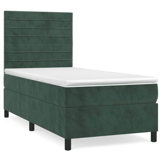 vidaXL Boxspringbett Bett Boxspringbett mit Matratze komplett Samt (100x 20 günstig online kaufen