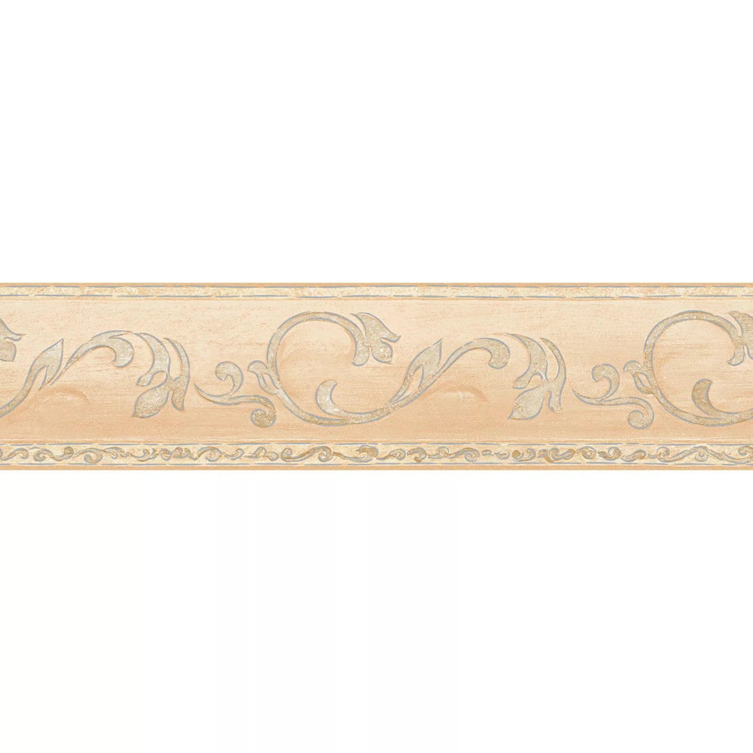 Bricoflor Mediterrane Tapetenbordüre mit Ornament in Beige Terracotta Küche günstig online kaufen