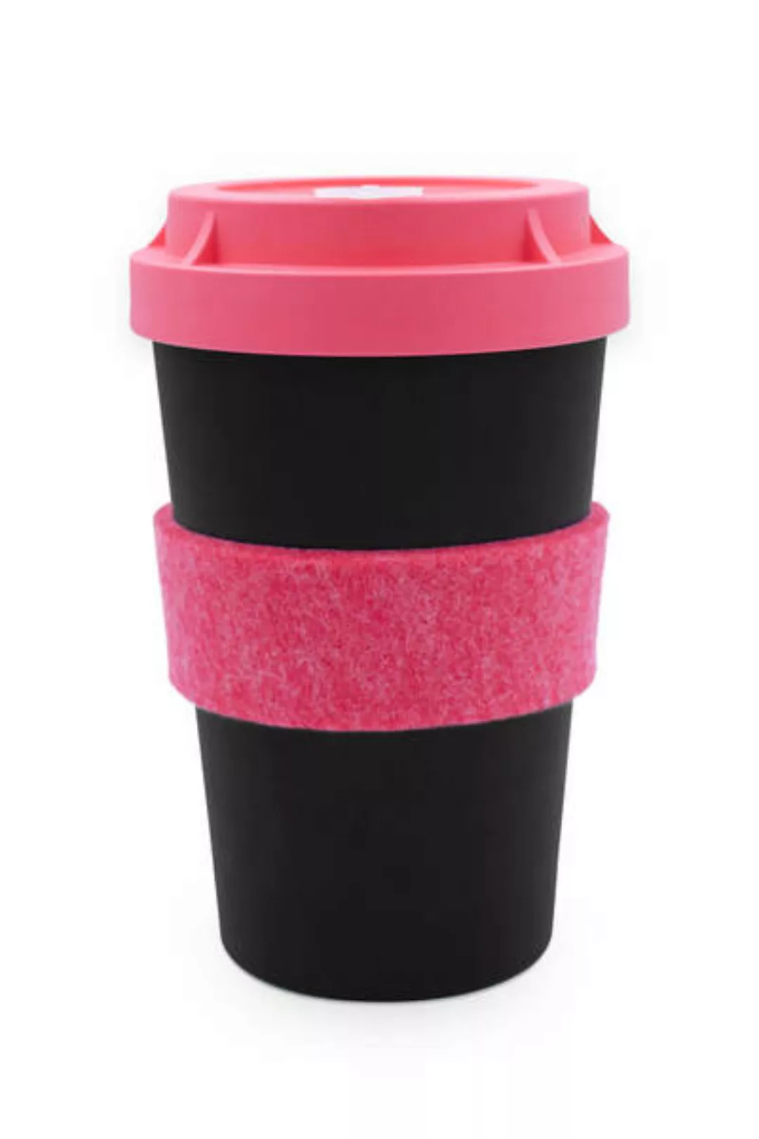 Mehrweg Coffee To-go Becher Aus Nachwachsenden Rohstoffen Pink günstig online kaufen