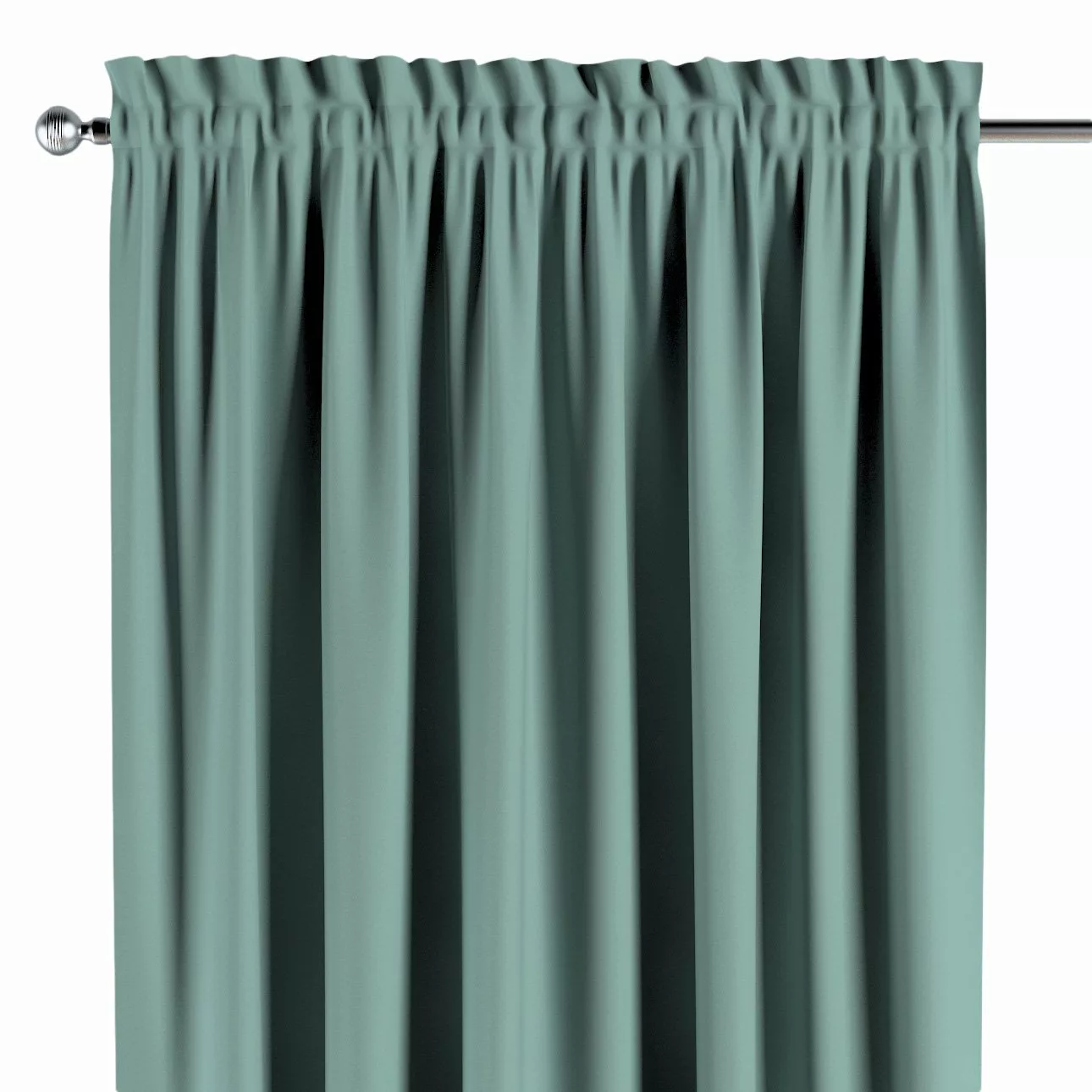 Vorhang mit Tunnel und Köpfchen, mintgrün, Blackout 300 cm (269-09) günstig online kaufen