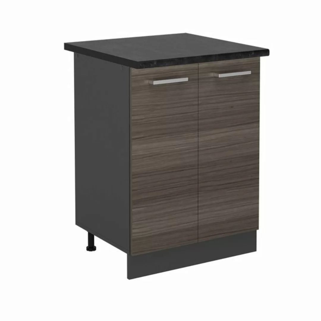 Vicco Unterschrank R-Line, Edelgrau/Anthrazit, 60 cm, AP Anthrazit günstig online kaufen