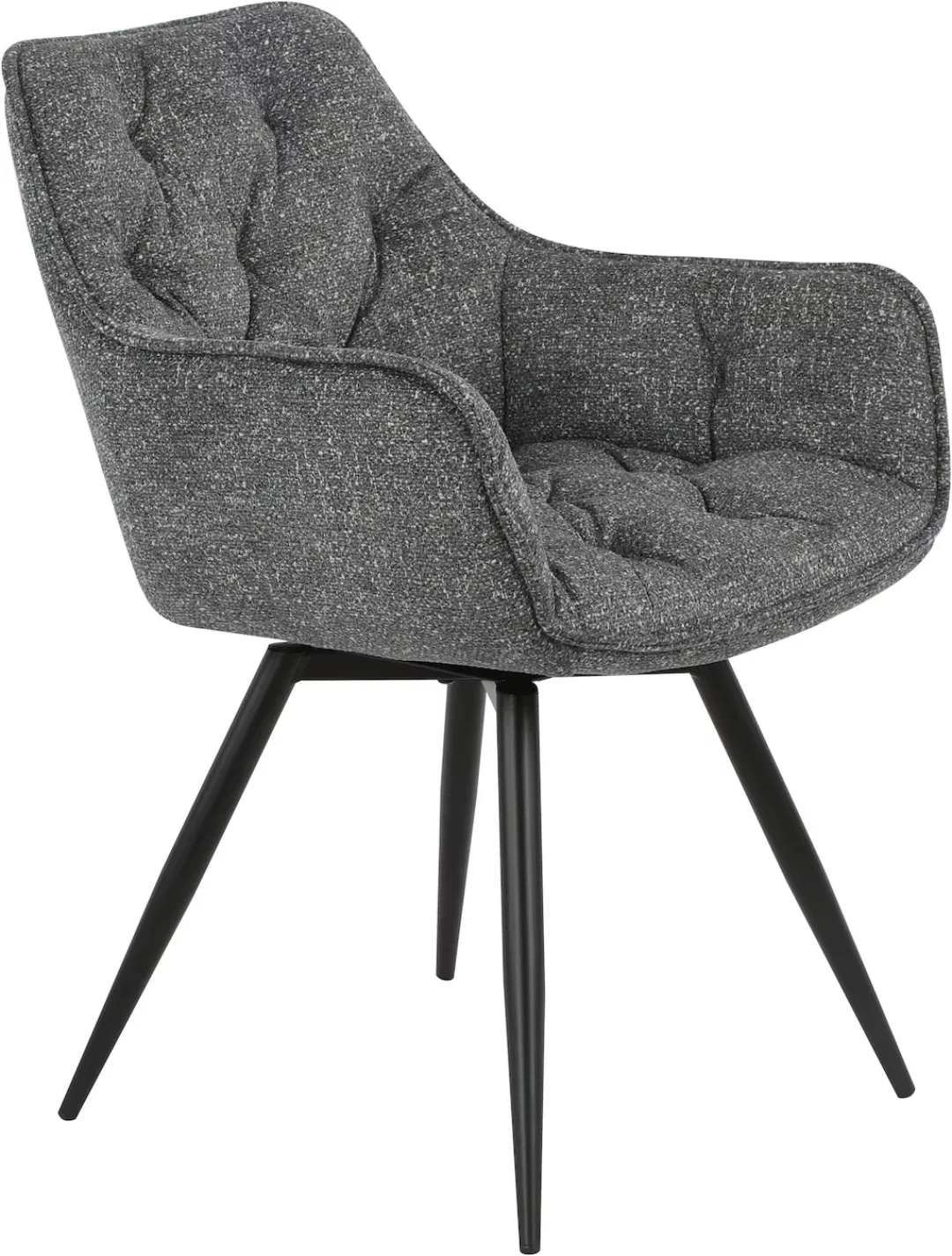 HELA Esszimmerstuhl "Mara", (Set), 2 St., Webstoff, Drehstuhl, Teddy Bezug, günstig online kaufen