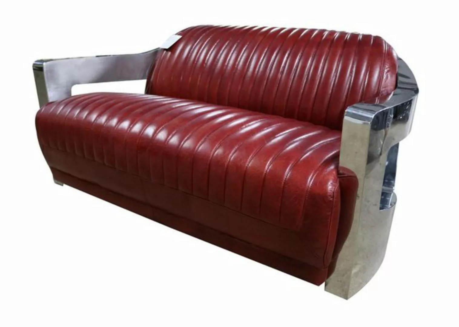 Xlmoebel Sofa Neu Retro Möbel Ledersofa 2-Sitzer Vintage Sofa Couch Polster günstig online kaufen