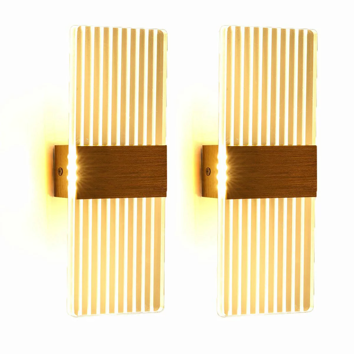 oyajia LED Wandleuchte 2 Stück Wandleuchte günstig online kaufen