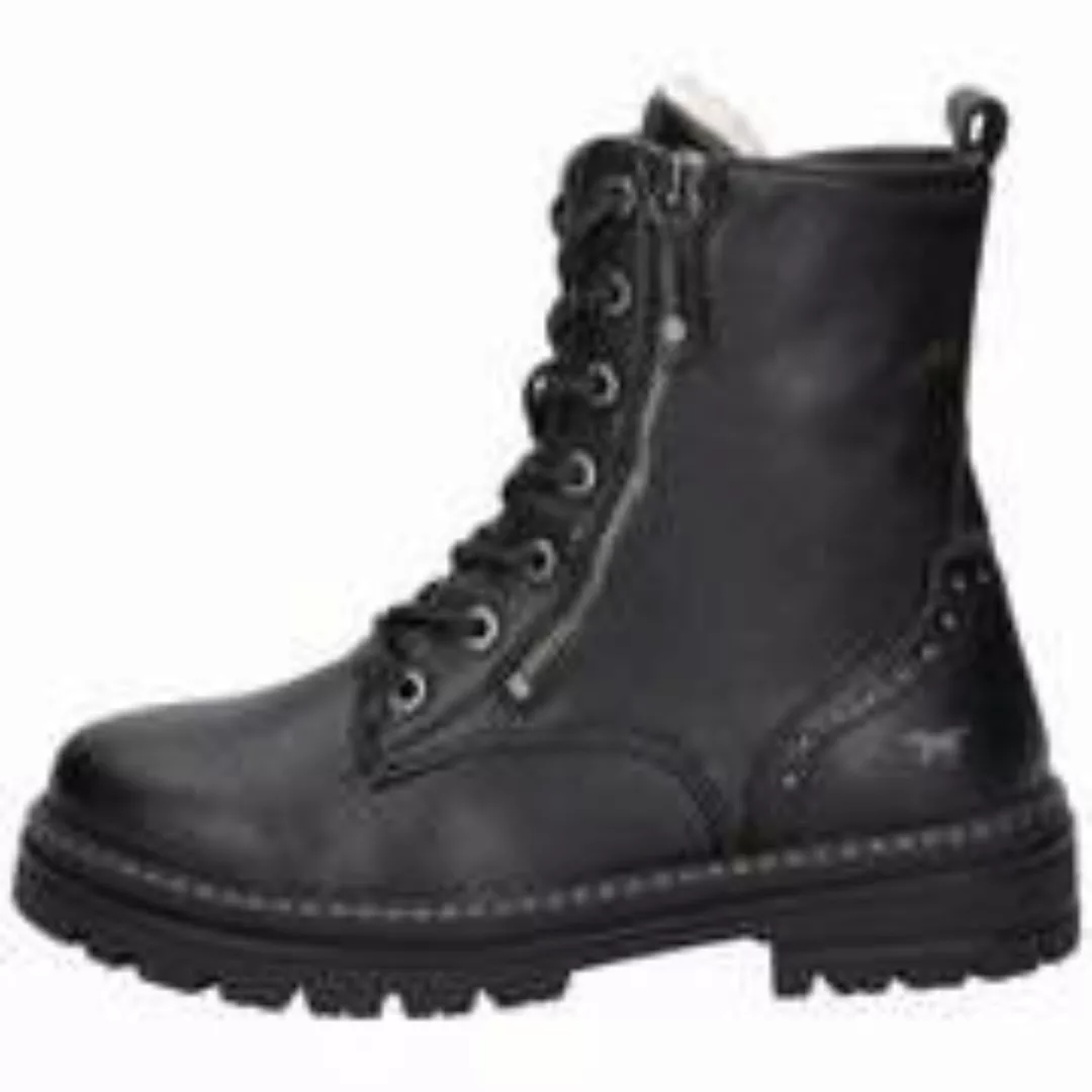 Mustang Schnür Boots Damen schwarz günstig online kaufen