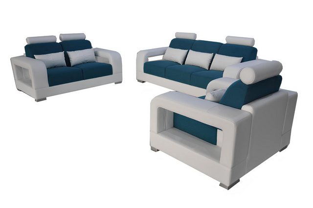 Xlmoebel Sofa Wohnlandschaft mit USB-Anschluss - 3-Sitzer, 2-Sitzer und Ses günstig online kaufen