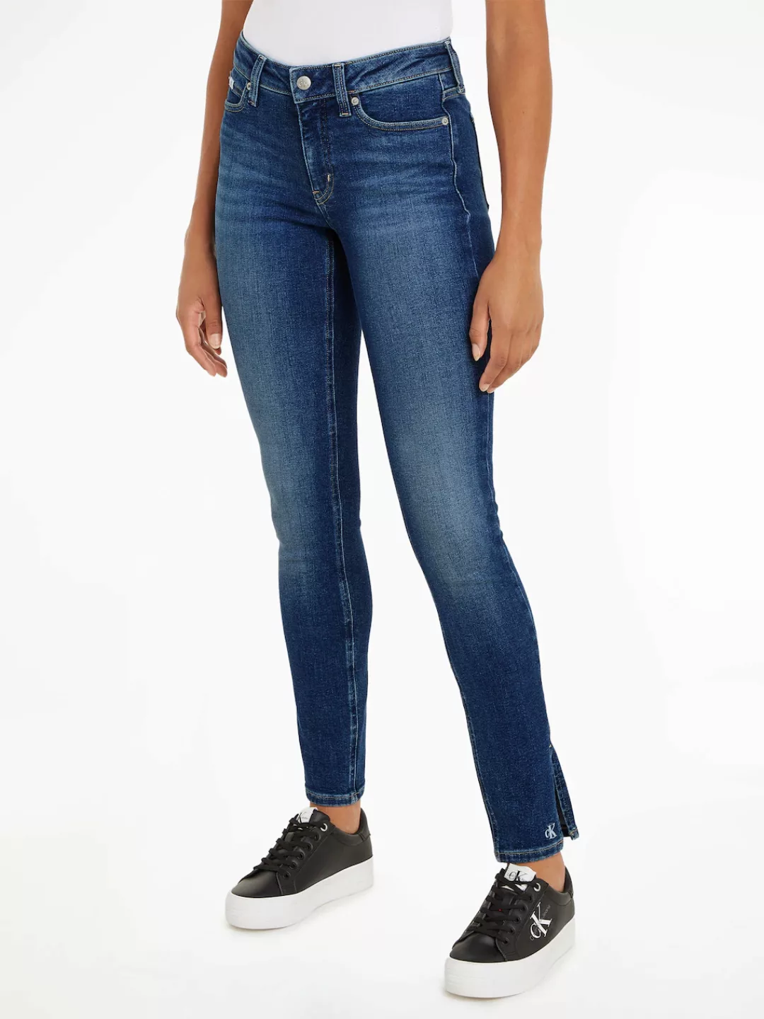 Calvin Klein Jeans Skinny-fit-Jeans "MID RISE SKINNY", in klassischer 5-Poc günstig online kaufen