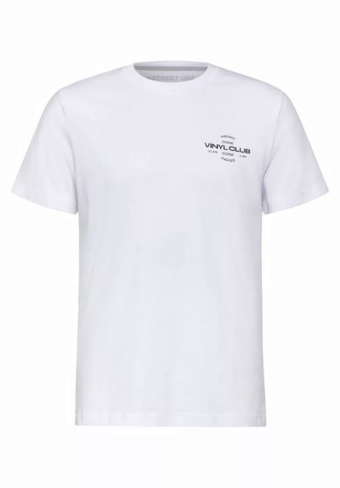 STREET ONE MEN T-Shirt, aus reiner Baumwolle günstig online kaufen