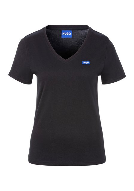 HUGO Blue T-Shirt Classic V_B mit HUGO-Logo günstig online kaufen