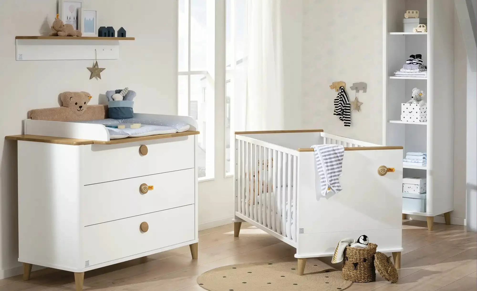 PAIDI Standregal  Lotte & Fynn ¦ weiß ¦ Maße (cm): B: 49,6 H: 202,2 T: 40.5 günstig online kaufen
