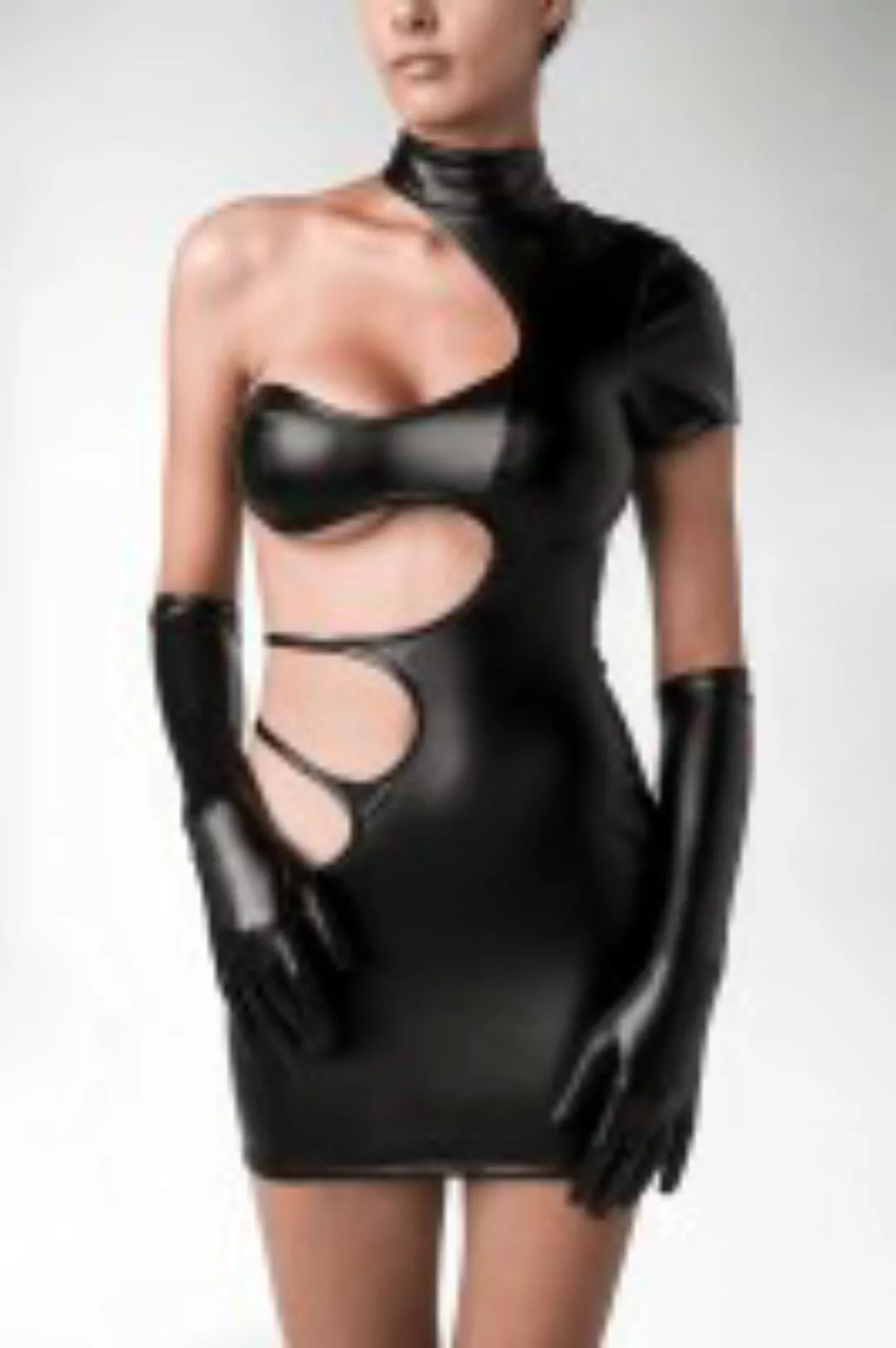 Wetlook Minikleid mit Handschuhen günstig online kaufen