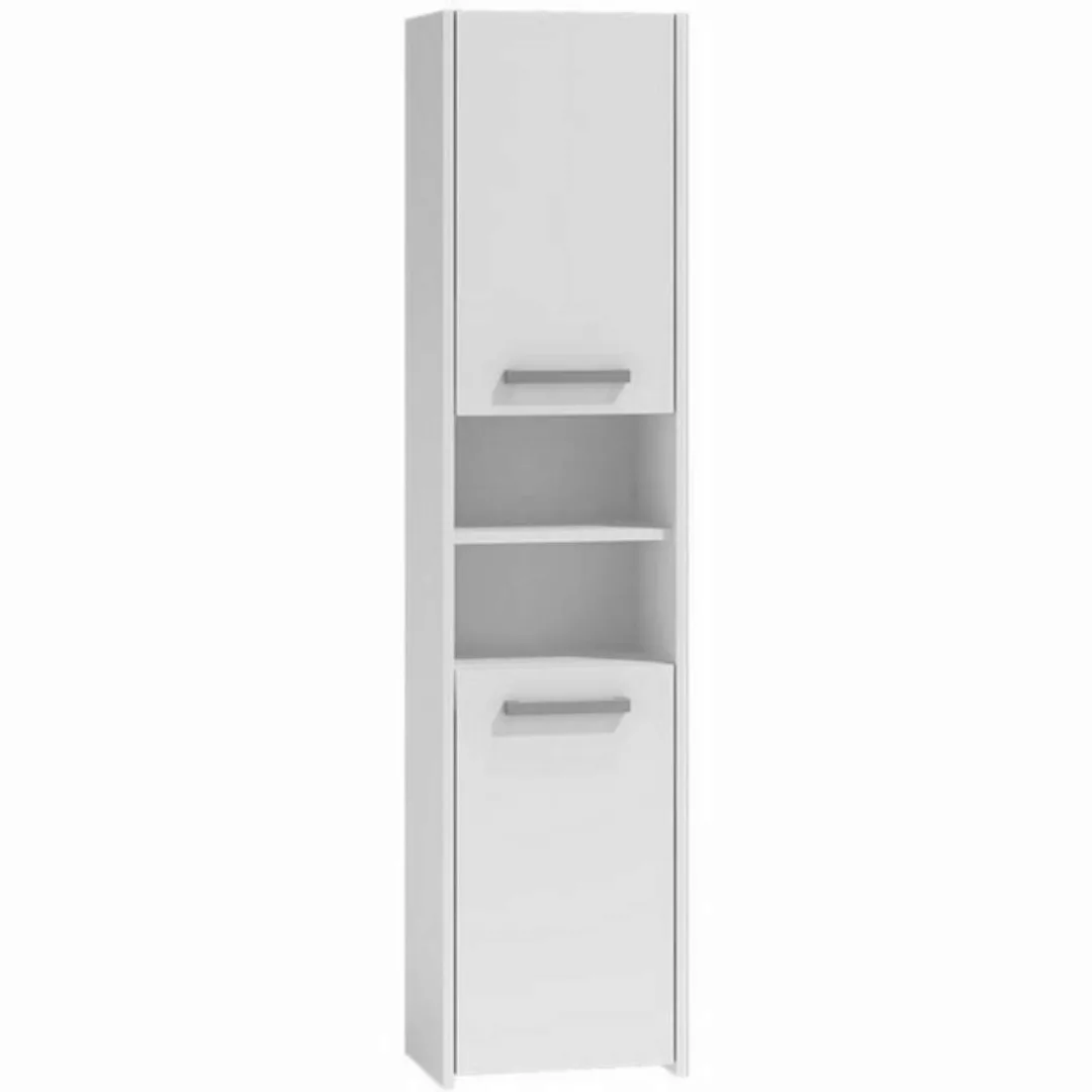 Beautysofa Hochschrank Lago III (40 cm breit Badschrank, (Weiß, Artisan, So günstig online kaufen