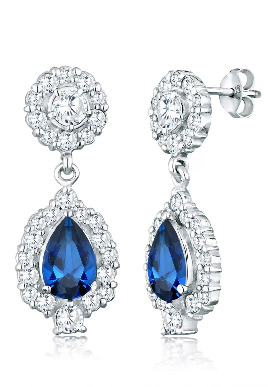 Elli Premium Paar Ohrhänger "Tropfen Zirkonia Glamour Elegant 925 Silber" günstig online kaufen