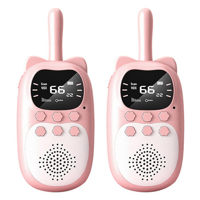 MAGICSHE Walkie Talkie 2 Stück Aufladbar Kinder-Funkgerät mit Taschenlampe, günstig online kaufen