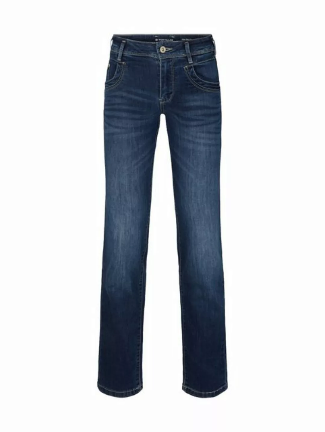 TOM TAILOR Boyfriend-Jeans Straight Bleached Jeans Regular Fit Denim Hose a günstig online kaufen