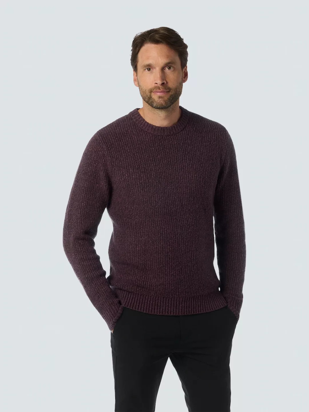 NO EXCESS Strickpullover, in melierter Optik günstig online kaufen