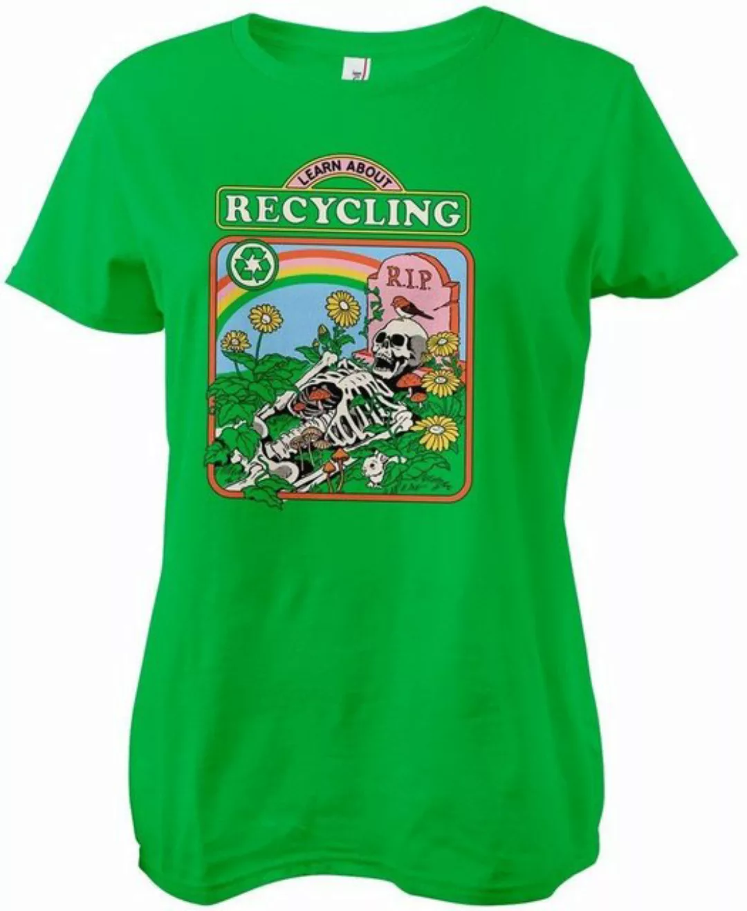 Steven Rhodes T-Shirt Learn About Recycling Girly Tee günstig online kaufen