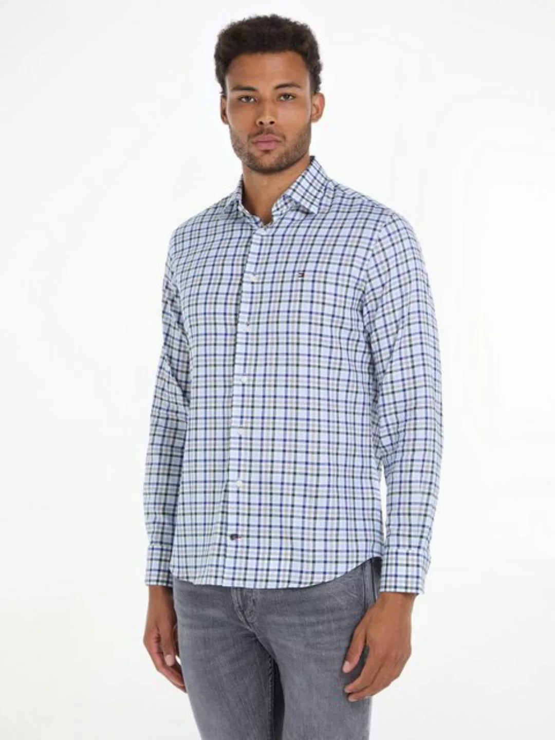 Tommy Hilfiger Businesshemd CL STRETCH TWILL GINGHAM RF SHRT günstig online kaufen