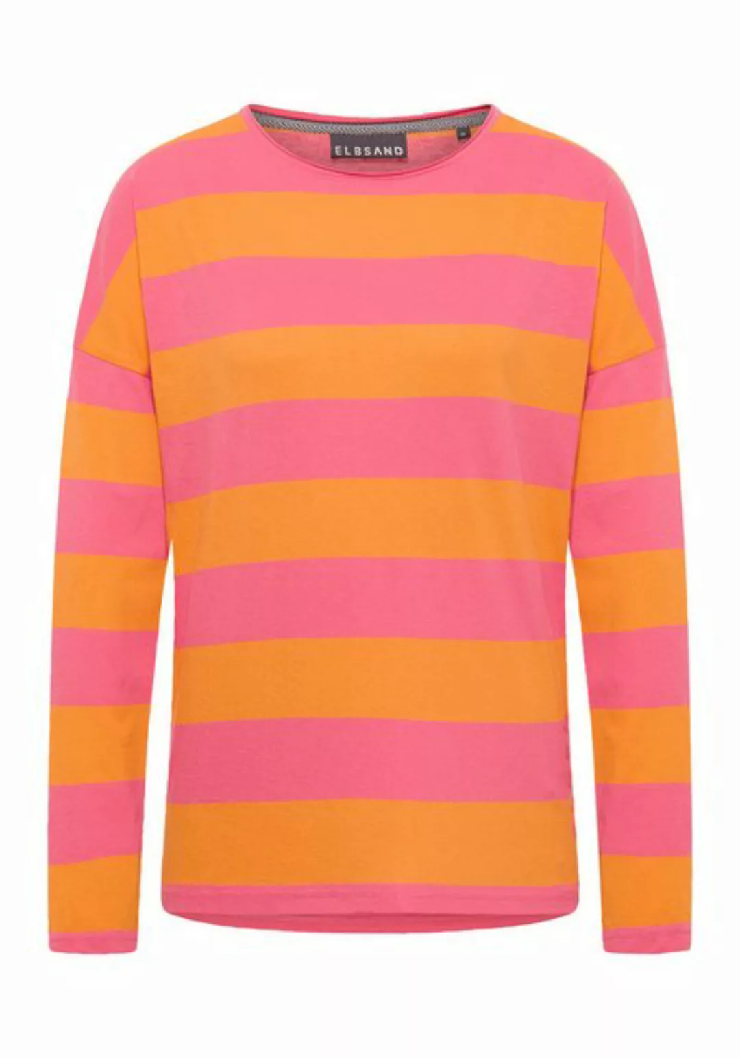 Elbsand Rundhalsshirt Longsleeve Milia Pink Yarrow Sunset Orange günstig online kaufen