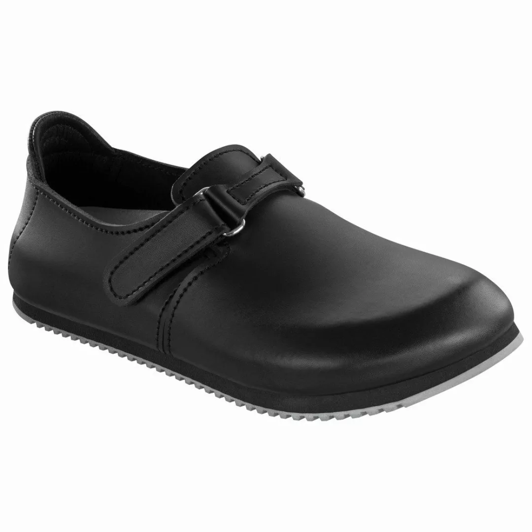 Birkenstock Clog Linz Superlauf, Naturleder, schwarz günstig online kaufen