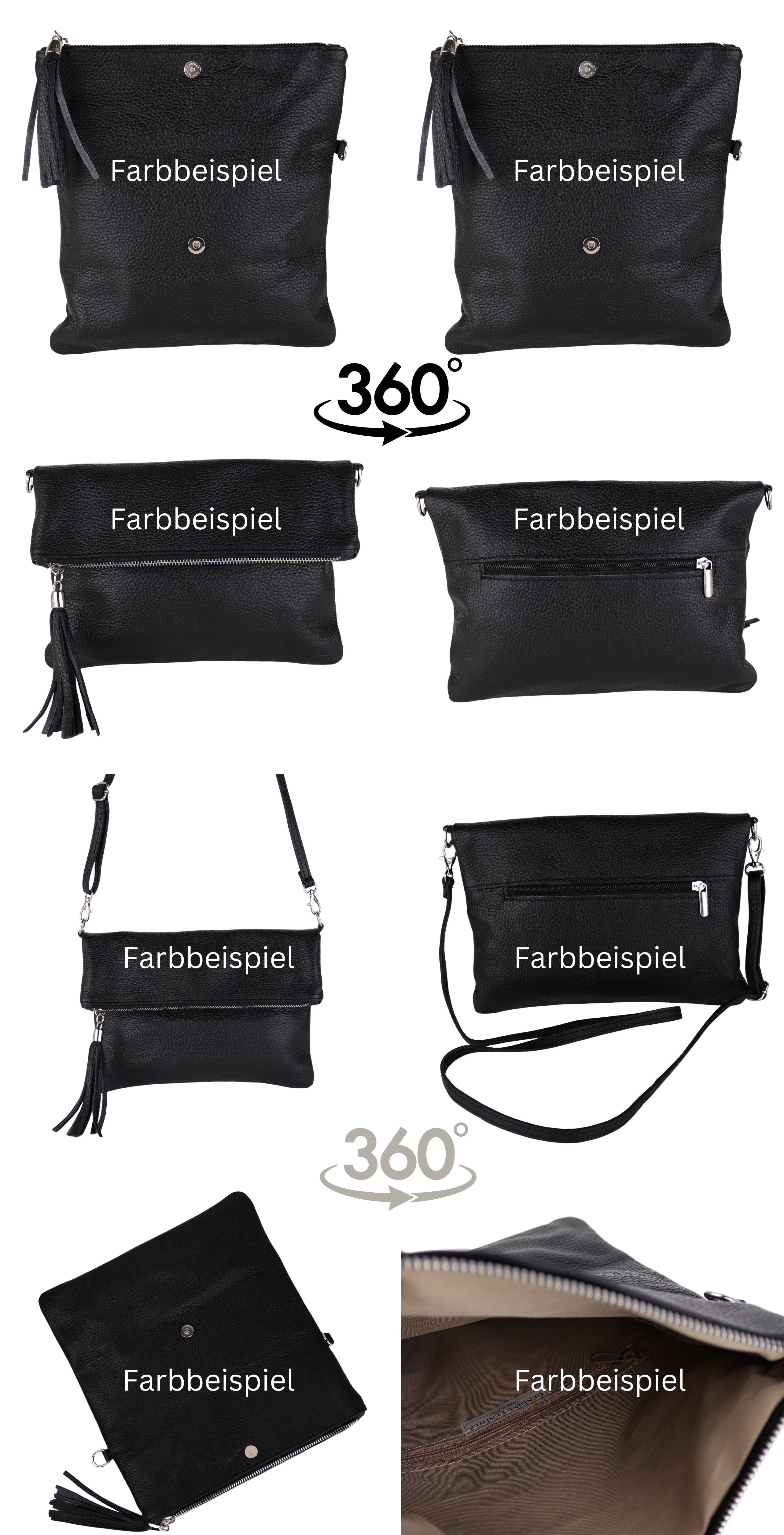 MIRROSI Umhängetasche Damen Crossbody Bag, Echtleder günstig online kaufen