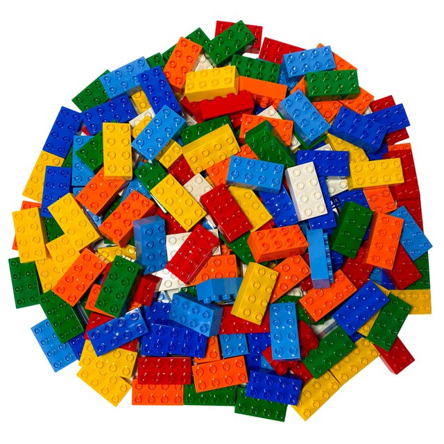 LEGO® Spielbausteine LEGO® Duplo 2x4 Steine - 40 Stück - Grundbausteine 301 günstig online kaufen