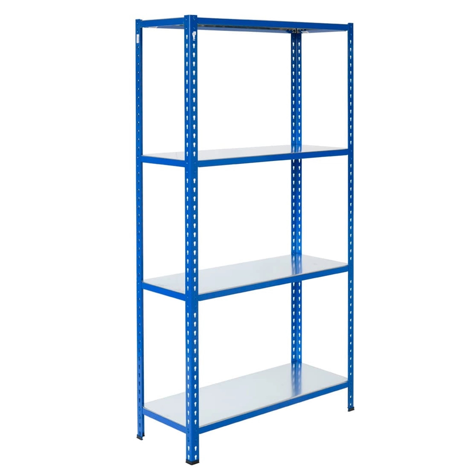 Ar Shelving Steckregal Blau & Verzinkt 200 x 80 x 30 cm 4 Böden 180 kg günstig online kaufen