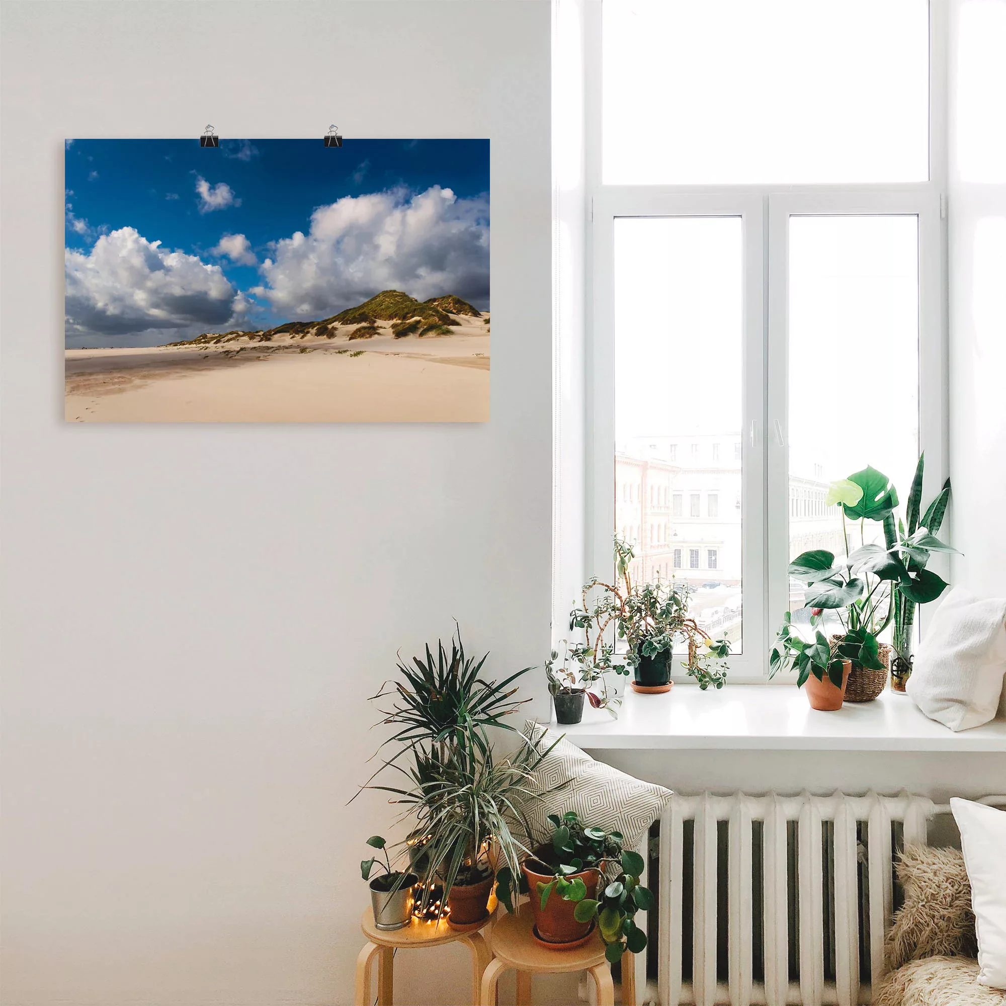 Artland Wandbild "Wolkenimpression Amrum", Küste, (1 St.), als Leinwandbild günstig online kaufen