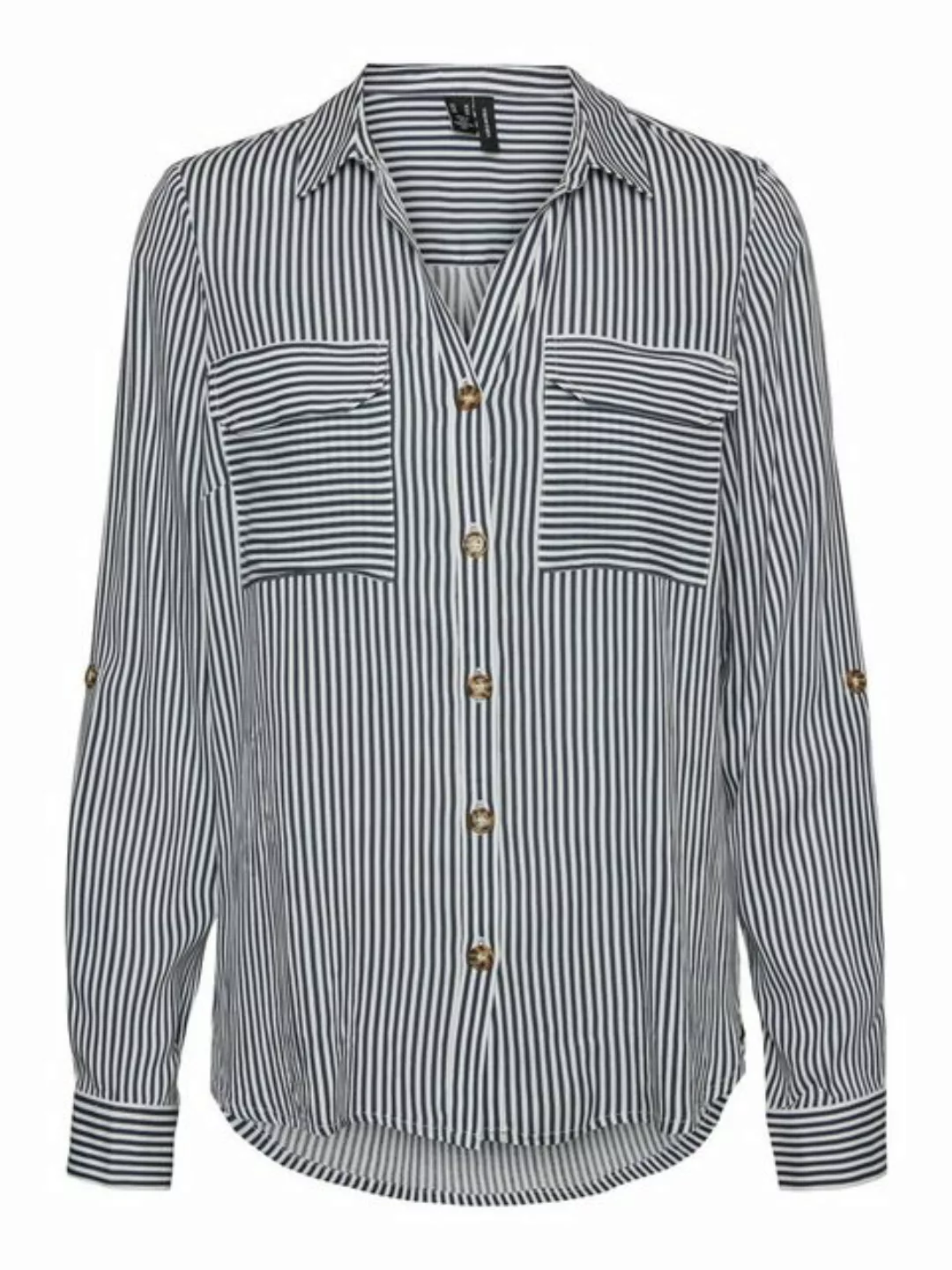 Vero Moda Blusentop VMBUMPY L/S SHIRT NEW WVN NOOS günstig online kaufen