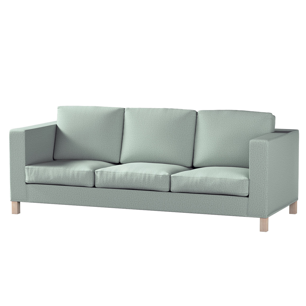Bezug für Karlanda 3-Sitzer Sofa nicht ausklappbar, kurz, eukalyptusgrün, B günstig online kaufen