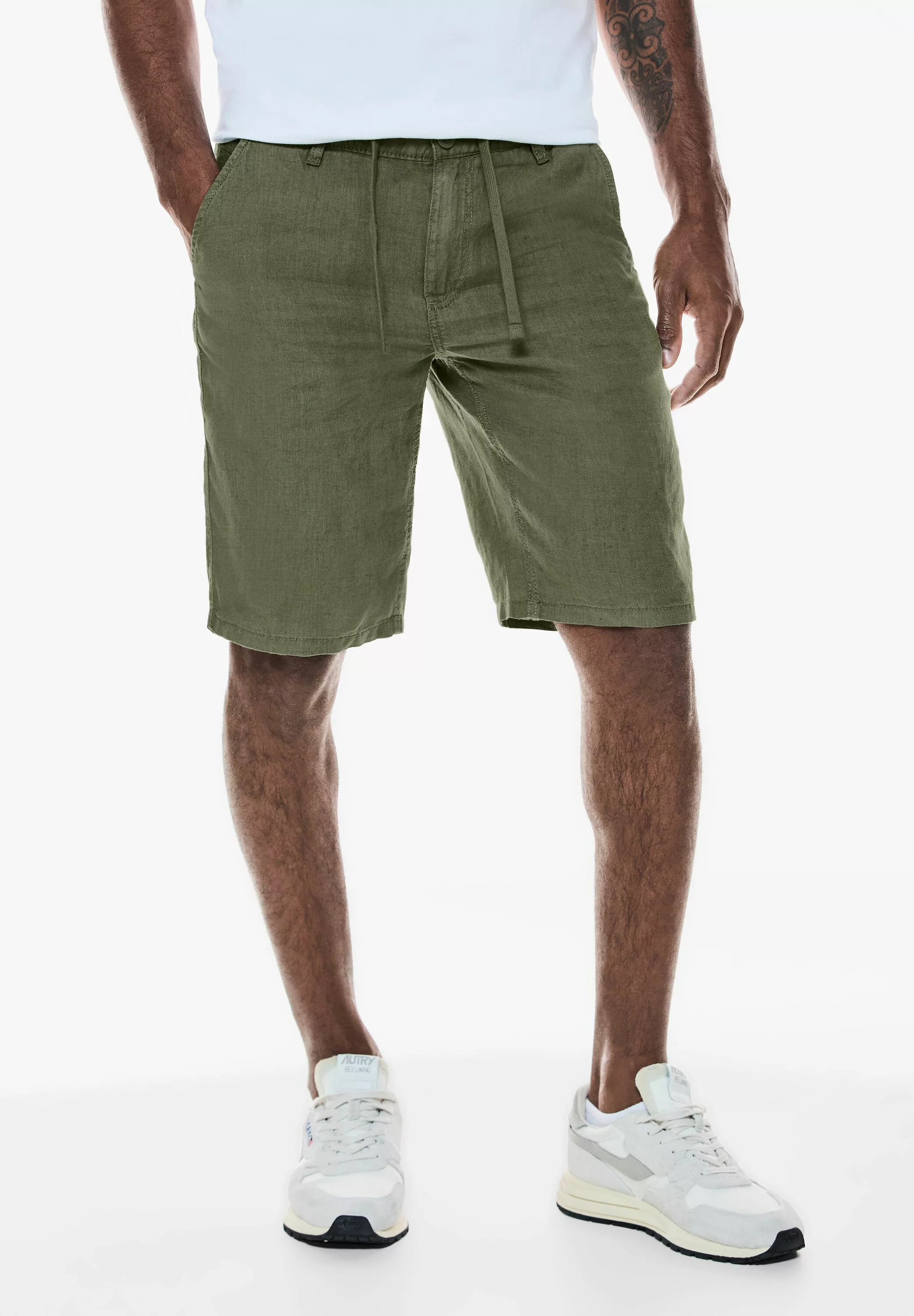 STREET ONE MEN Shorts, in Unifarbe günstig online kaufen