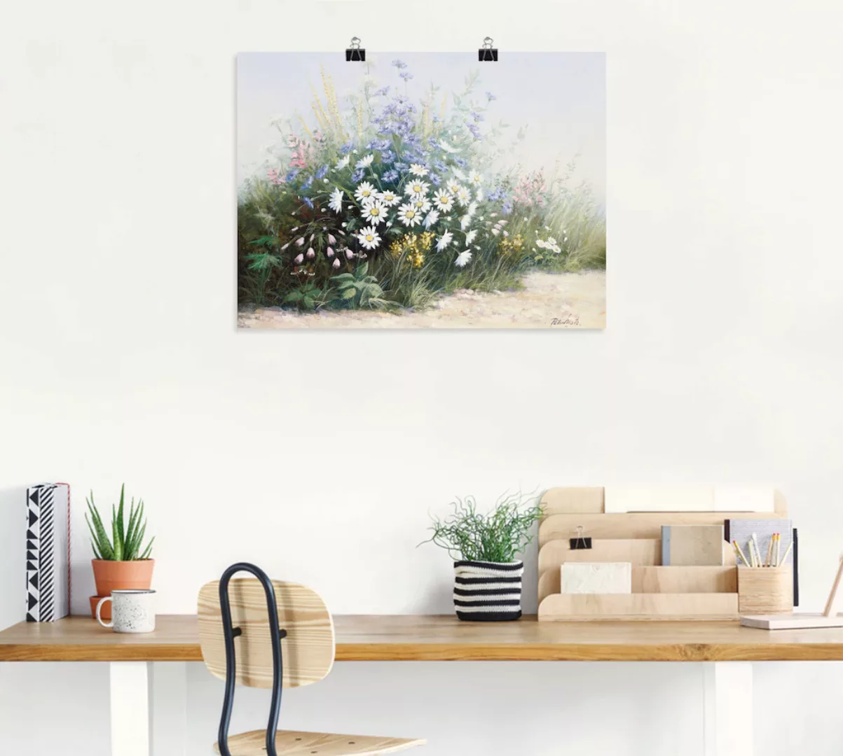 Artland Wandbild »Blumen Serenade«, Blumen, (1 St.) günstig online kaufen