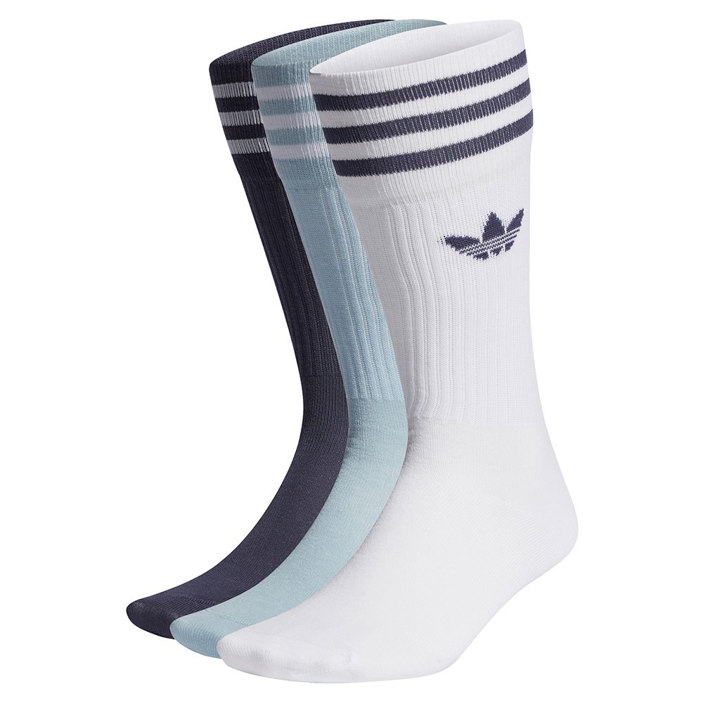 Adidas Originals Solid Crew Socken EU 31-34 White / Magic Grey / Shadow Nav günstig online kaufen
