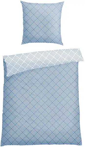 Schiesser Bettwäsche »Mabel aus weicher Baumwolle mit abstraktem Muster«, ( günstig online kaufen