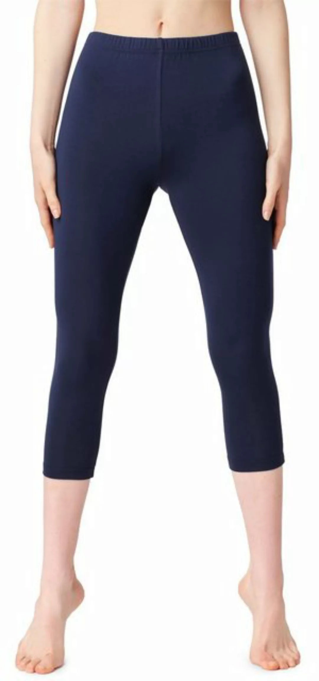 Bellivalini Leggings Damen 3/4 Capri Leggings aus Baumwolle BLV50-199 (1-tl günstig online kaufen