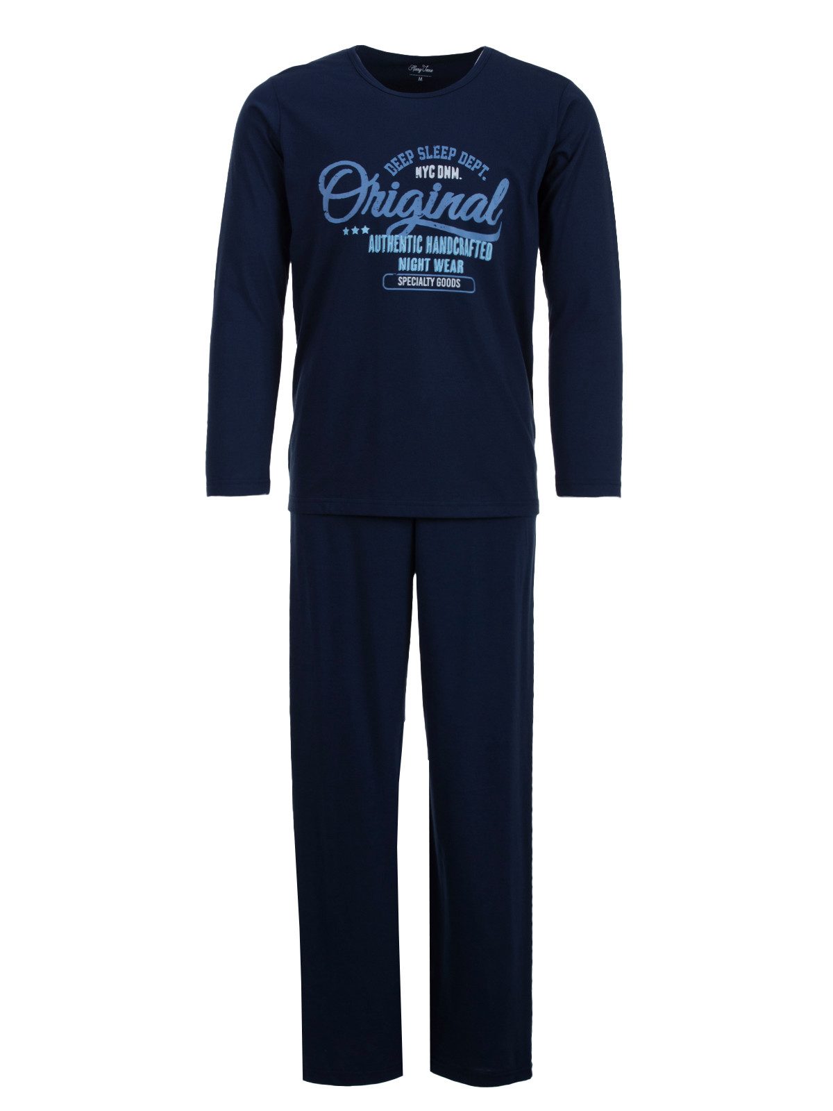 Henry Terre Schlafanzug Pyjama Set Langarm günstig online kaufen