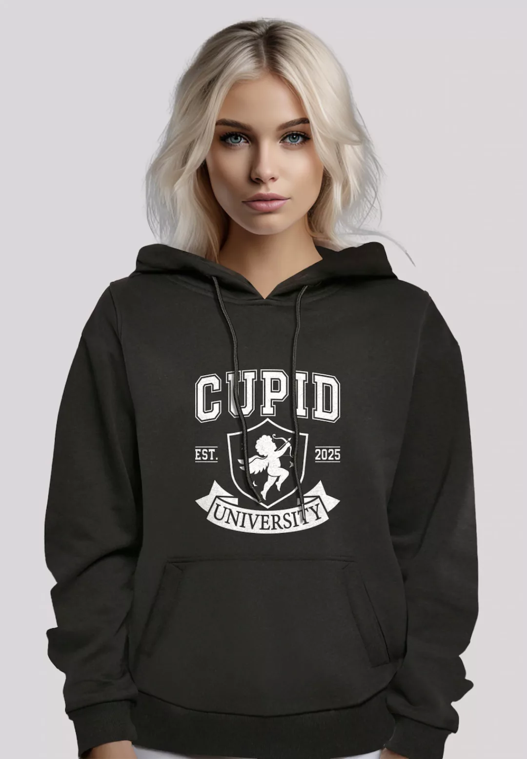 F4NT4STIC Kapuzenpullover "Cupid University Valentinstag", Premium Qualität günstig online kaufen