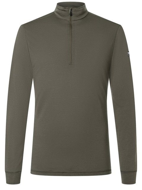 SUPER.NATURAL Langarmshirt Merino Longsleeve M TUNDRA175 ZIP 1/4 funktionel günstig online kaufen