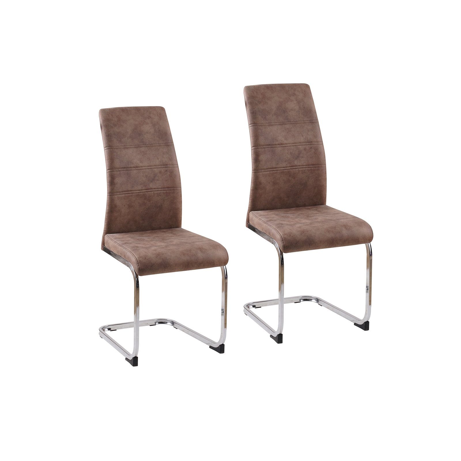 HTI-Living Freischwinger Schwingstuhl SallyC Braun (Set, günstig online kaufen