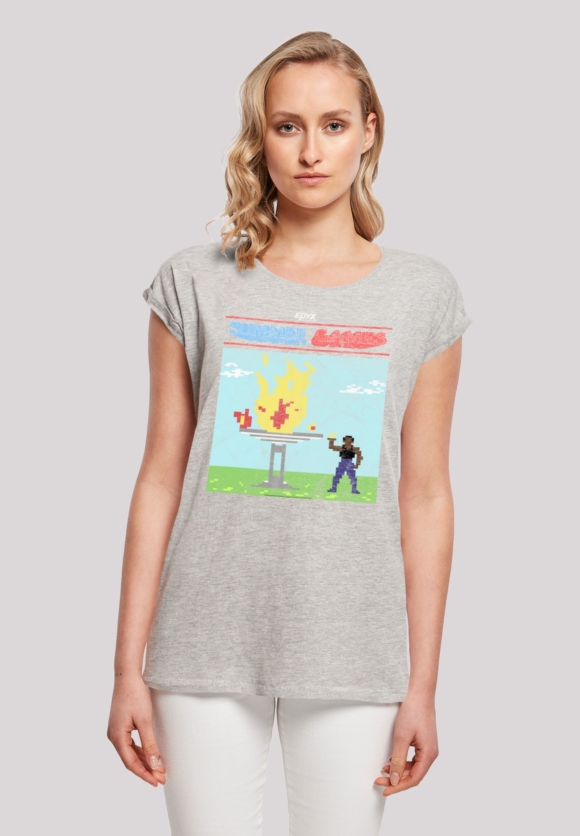 F4NT4STIC T-Shirt "Retro Gaming Summer Games", Print günstig online kaufen