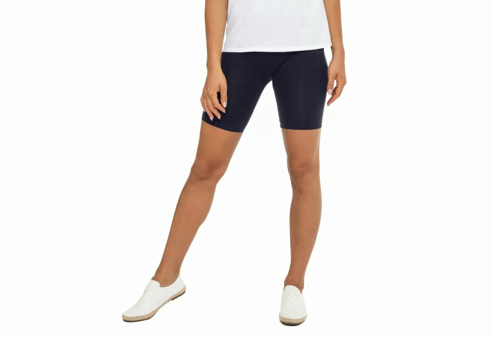 celodoro Shorts Damen Kurzleggings Stretch-Jersey Radlerhose aus Baumwolle günstig online kaufen