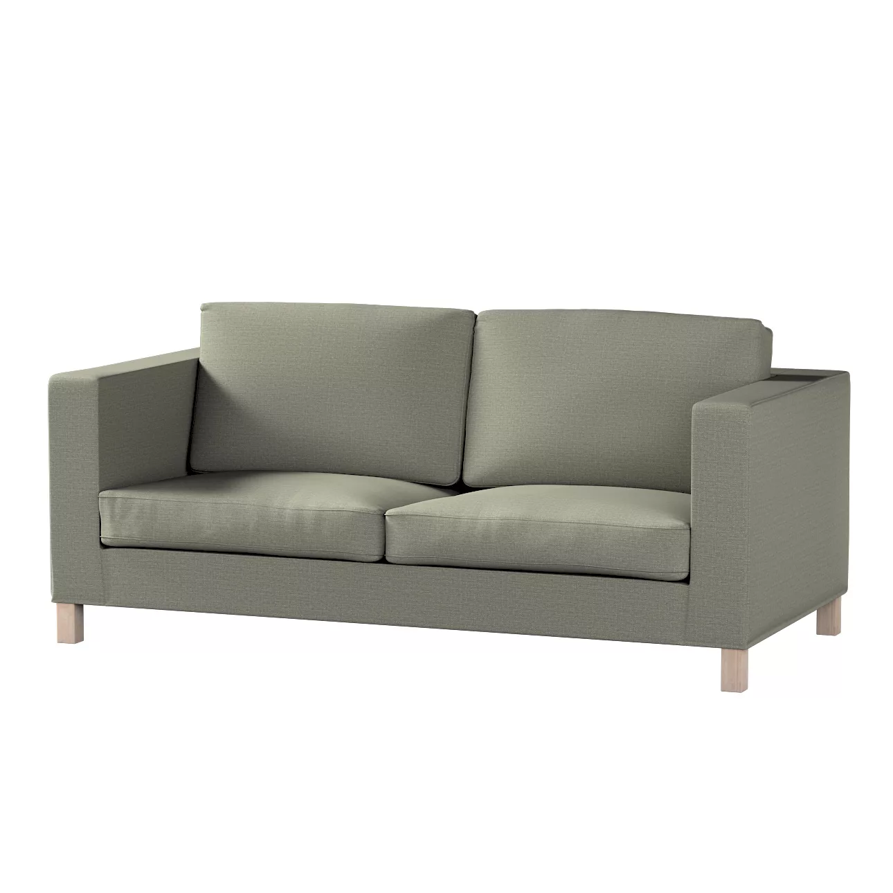 Bezug für Karlanda Schlafsofa, kurz, grau-beige, Bezug für Schlafsofa Karla günstig online kaufen