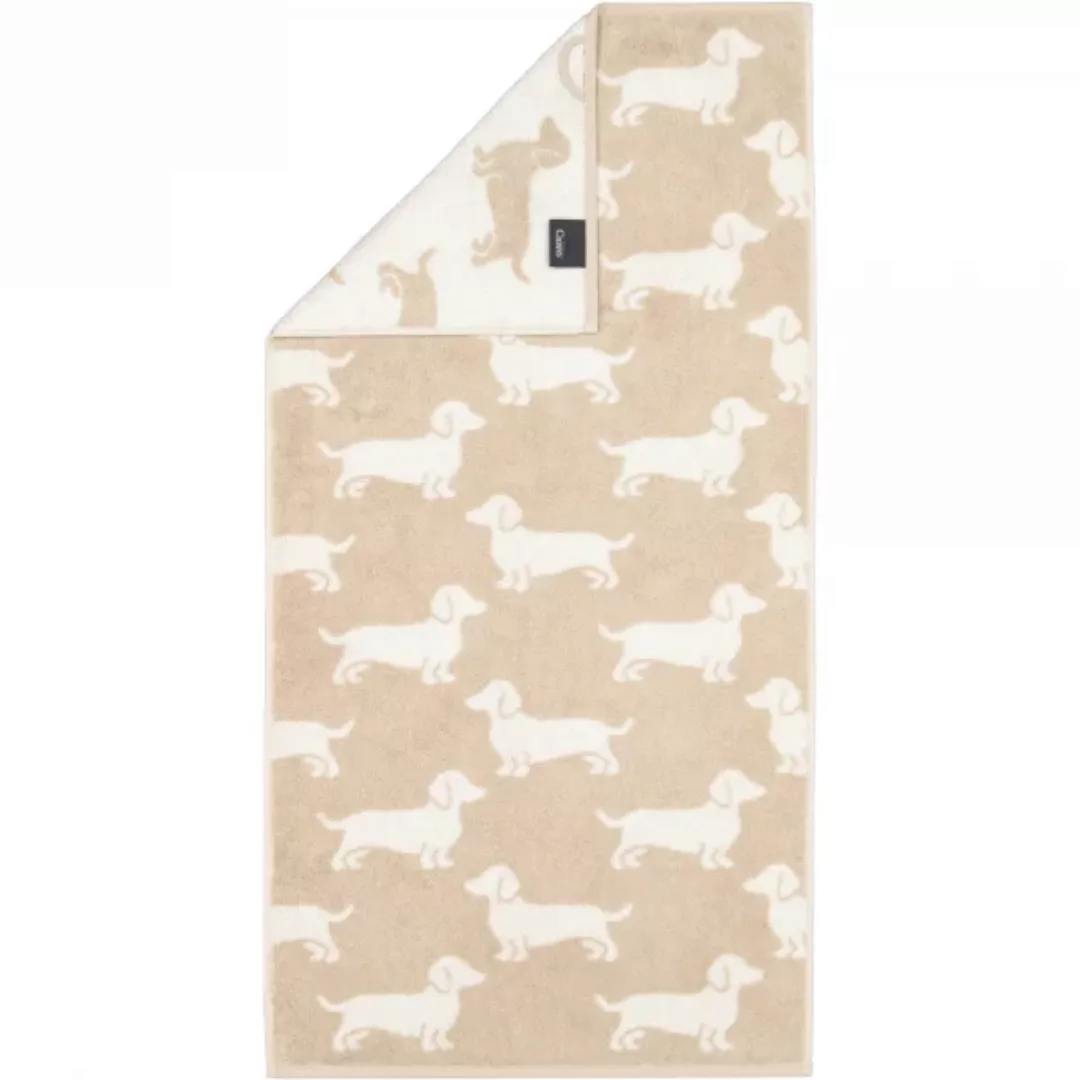 Cawö Handtücher We love Dogs 6246 - Farbe: Natur-Beige - 33 - Handtuch 50x1 günstig online kaufen