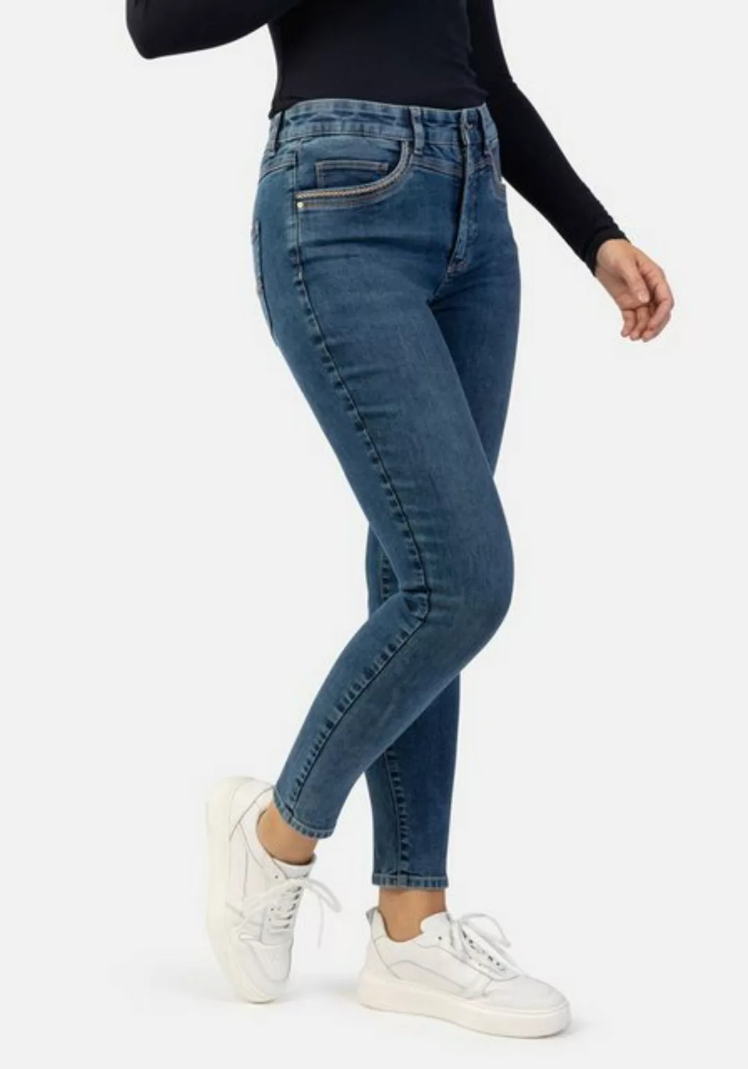 STOOKER WOMEN 5-Pocket-Jeans Rio Fexxi Move Denim Skinny Fit Powerstretch günstig online kaufen