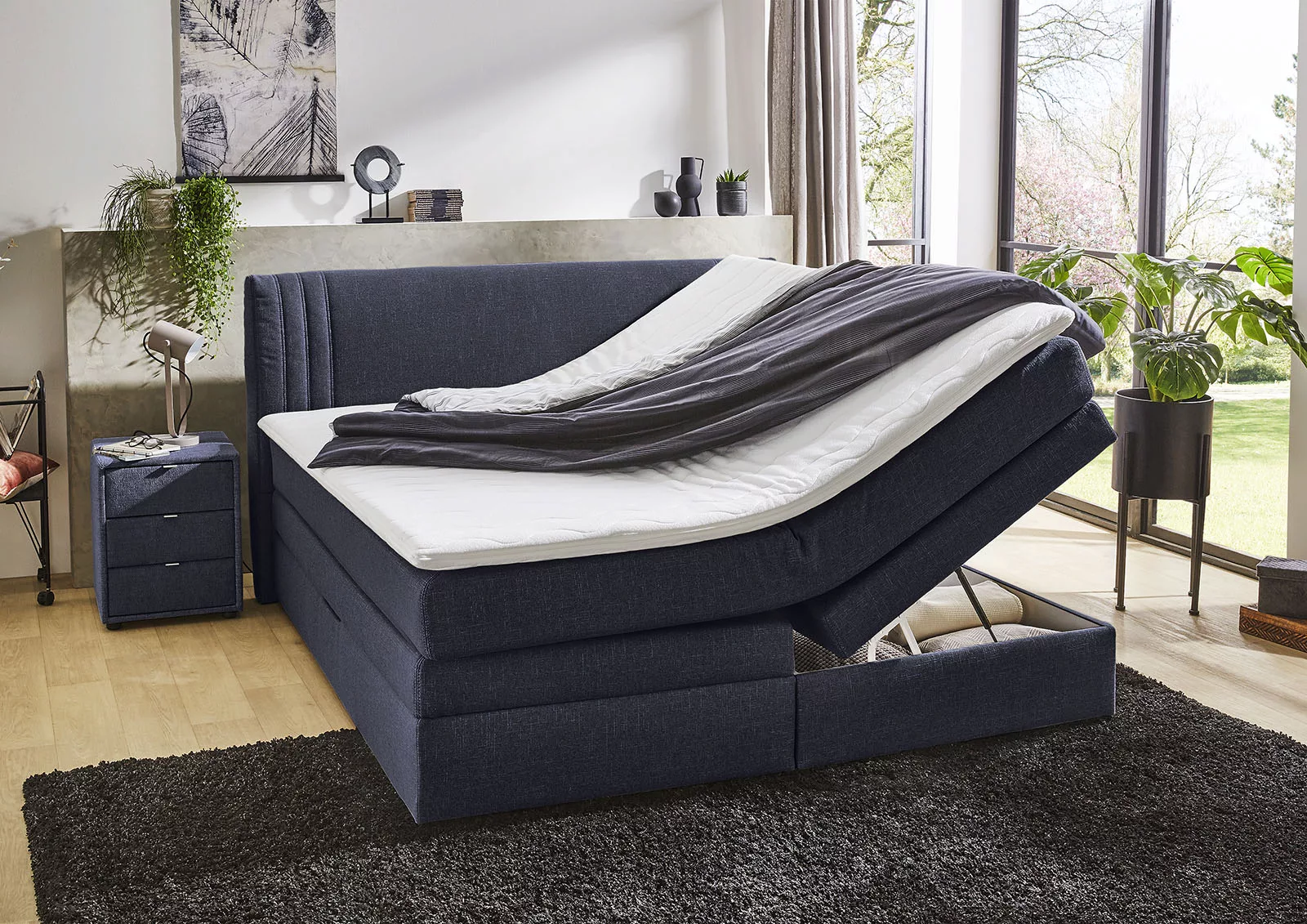 Jockenhöfer Gruppe Boxspringbett Amira, mit Bettkasten und Topper günstig online kaufen