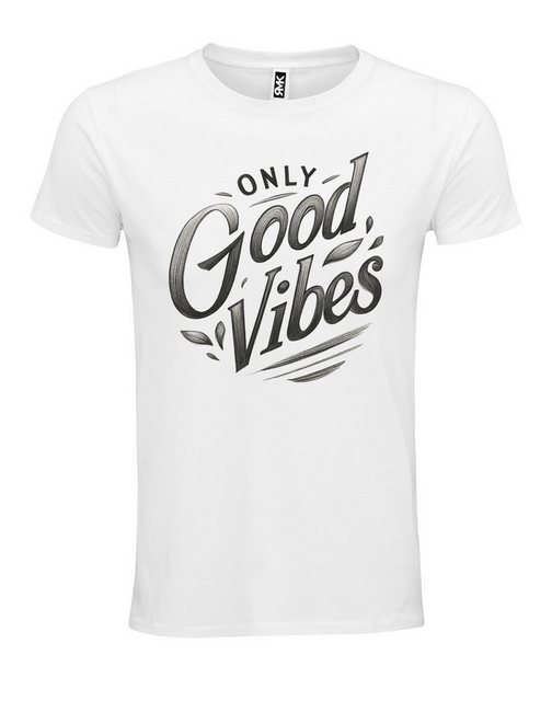 RMK T-Shirt Damen Freizeitshirt Bluse Top kurzarm Rundhals mit "Only Good V günstig online kaufen