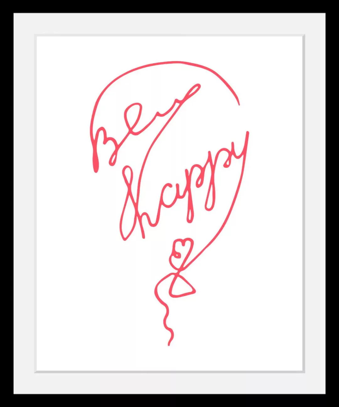 queence Bild "Be Happy" günstig online kaufen