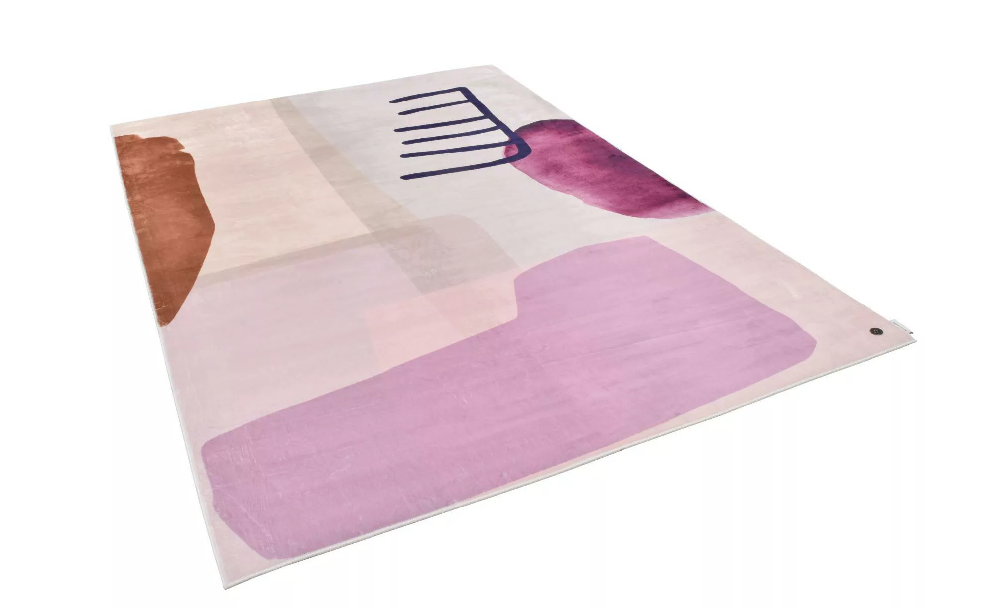 Tom Tailor Teppich  Shapes ¦ rosa/pink ¦ Synthetische Fasern ¦ Maße (cm): B günstig online kaufen