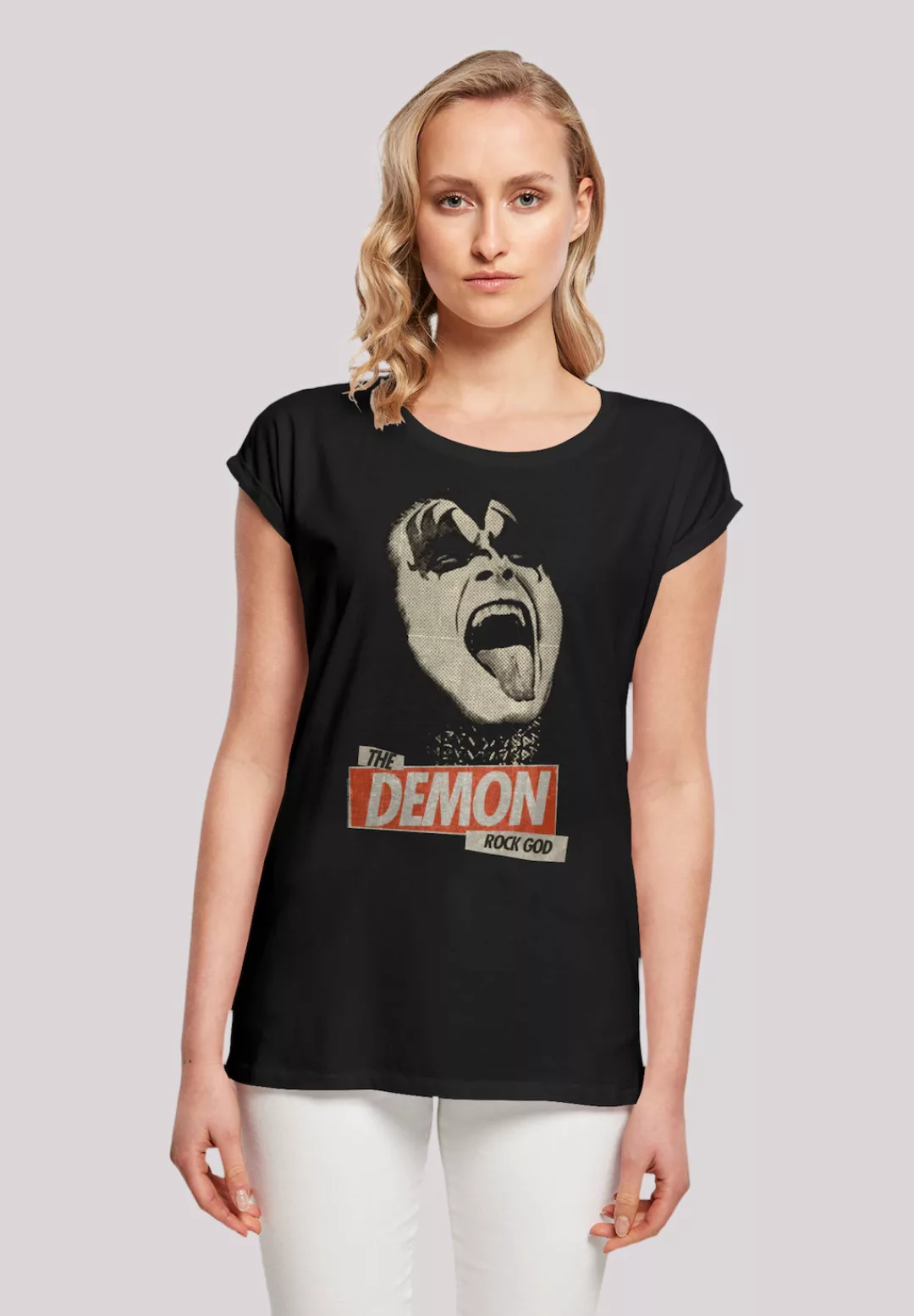 F4NT4STIC T-Shirt "Kiss Hard Rock Band Demon" günstig online kaufen