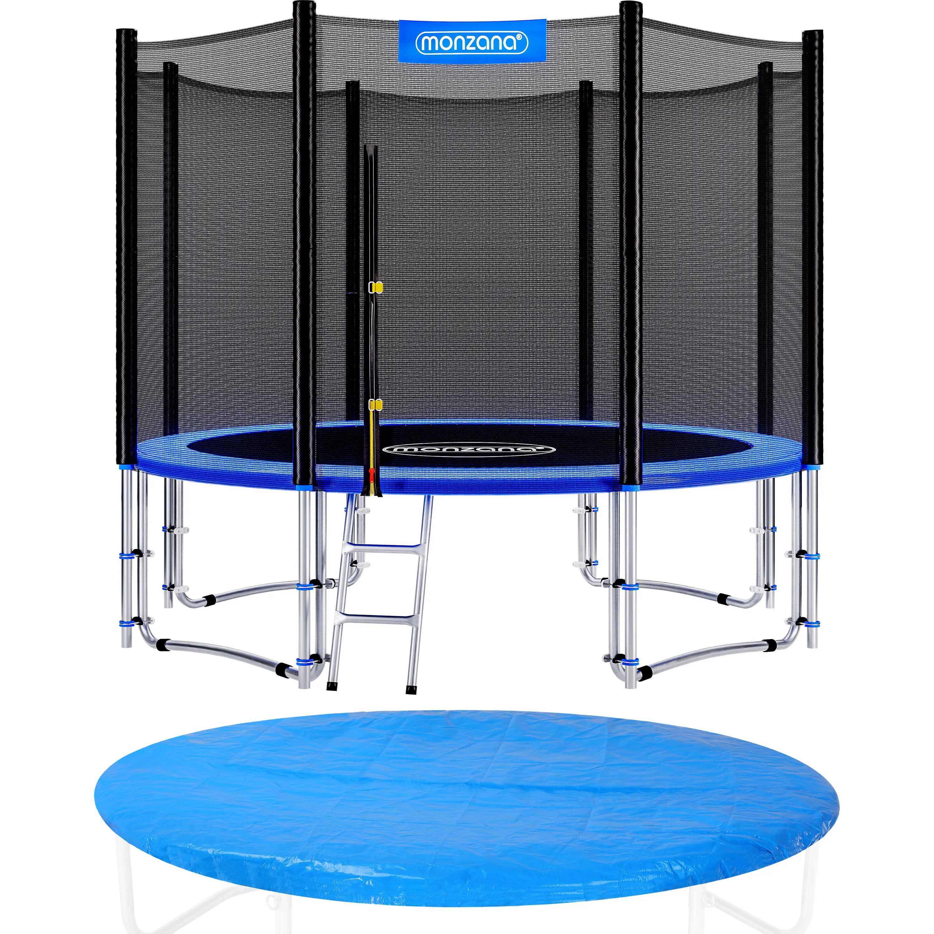 Trampolin Ø427cm inkl Sicherheitsnetz TÜV SÜD GS Abdeckung günstig online kaufen